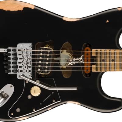 Pre-Order! EVH Frankie relic electric guitar in black finish image 1