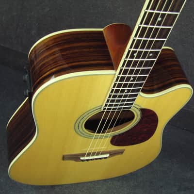 Carvin Cobalt 850 Single Cutaway Acoustic Electric Guitar w/ Hardshell Case image 7