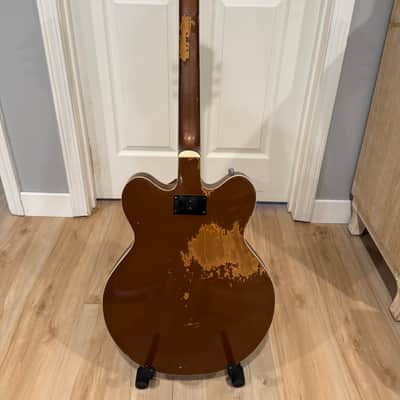 Gretsch Streamliner 1974 - Yellow nitrocellulose image 6