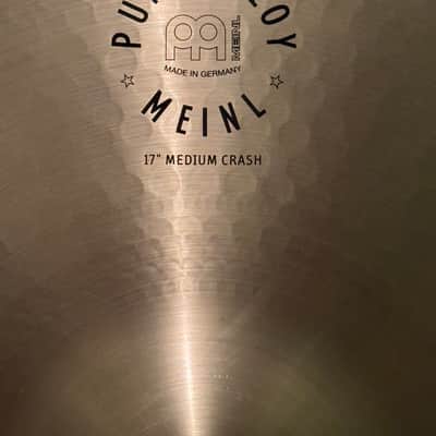 Meinl Pure Alloy 17" Medium Crash Cymbal Made in Germany 1150 Grams image 3