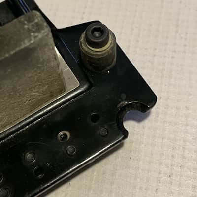 1990's Jackson Dinky Guitars JT-580LP Takeuchi Black Licensed Floyd Rose Tremolo Guitar Bridge image 13