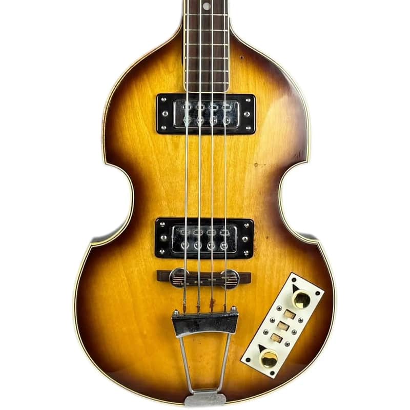Greco VB Violin Bass 1970s - Vintage Sunburst image 1