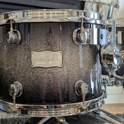 Mapex Saturn shell pack (10", 12", 16", 22") - Silver sparkle fade image 5