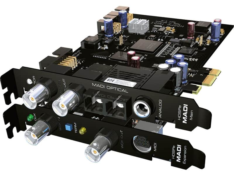 RME HDSPe MADI 24 Bit/192 kHz, 2 x 64 PCI Express Card image 1