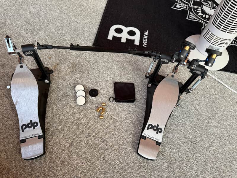 PDP PDDPCOD Concept Series Direct Drive Double Bass Drum Pedal 2020s - Chrome / Black image 1