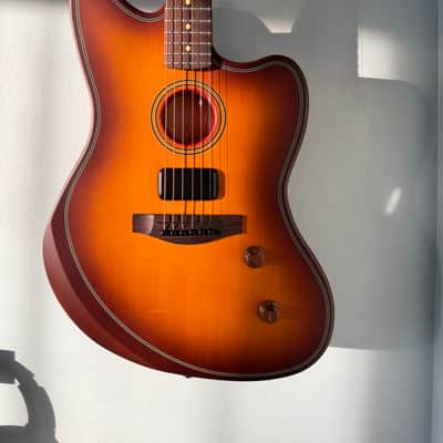 Fender Acoustasonic Standard Jazzmaster 2025 - Present - Honey Burst image 9