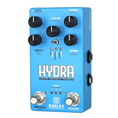 Keeley Hydra Stereo Reverb & Tremolo Pedal - Open Box image 2