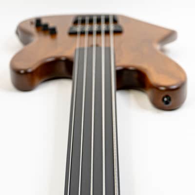 Marleaux/Moses Hybrid Fretless 5-String Bass with Active MEC Electronics, Carbon Graphite Neck - Stingray Reimagined image 9
