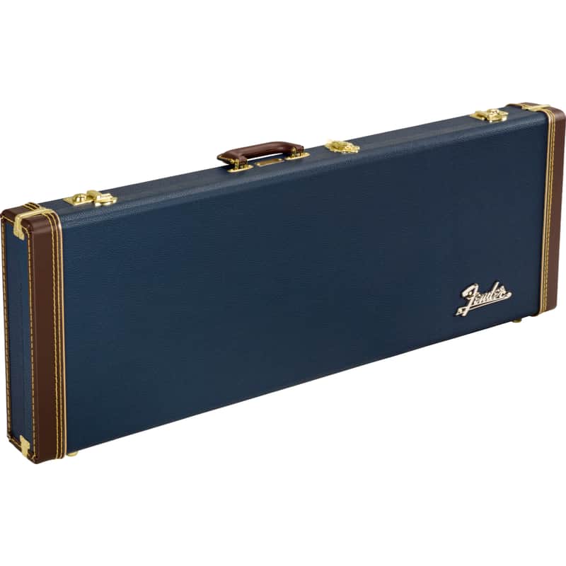 Fender Classic serie case strat/tele navy blue - Stock B image 1
