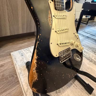 Nacho Guitars 60s Contour Body Black Super Heavy Aging image 2
