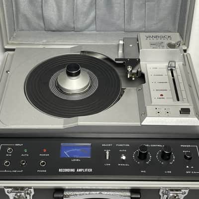 VANROCK Vinyl Recorder Full Set with Blank Discs Stylus Heater Manual Ready image 3