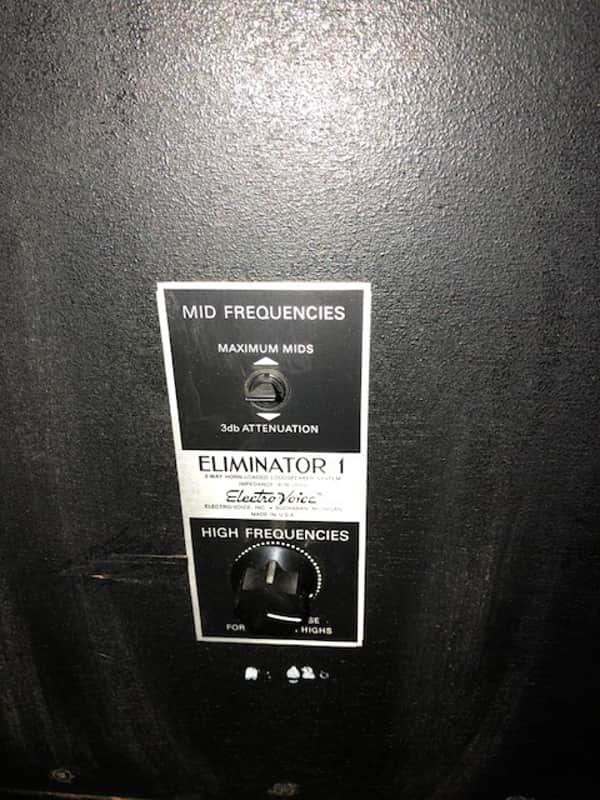 Electro-Voice Eliminator I - 1970s Black (6 Units) ($175.00 ea