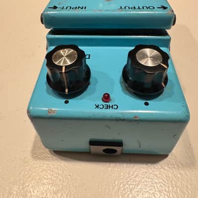 Boss CE-2 Long Dash Black Bottom Silver Screw 1980 - Blue image 3