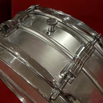 1969 Ludwig No. 404 Acrolite 5x14" Snare Drum with Keystone Badge image 15
