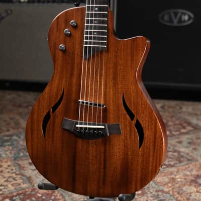 Taylor T5z Classic Hollowbody Electric Guitar - Classic Mahogany Stain with Gig Bag image 3