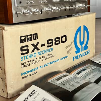 STORE DISPLAY Vintage Pioneer SX-980 Stereo Receiver ~MINT~ ORIG BOX + FREE SHIPPING ~LOOK~ image 10