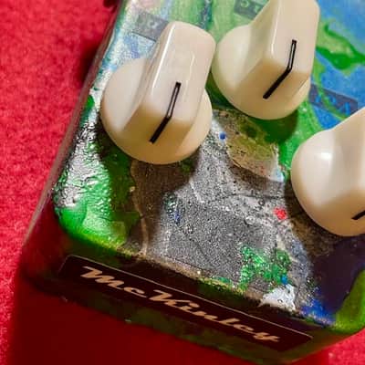PLEXI SUPERLEAD OVERDRIVE PEDAL with TRUE BYPASS & SUPER BLUE LED by STEVE MCKINLEY ELECTRONICS CUSTOM SHOP *RARE* image 8