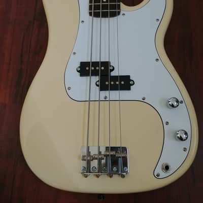 Fender Precision Bass with Jazz Neck Olympic White image 2
