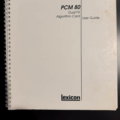 Lexicon PCM 80 Dual FX V1.0 Effects Expansion Memory Algorithm Card image 3