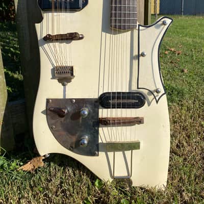 * UPDATE photos found * Vintage Custom Double Neck Mandolin/Guitar The Stonemans and Cousin Wilbur image 16