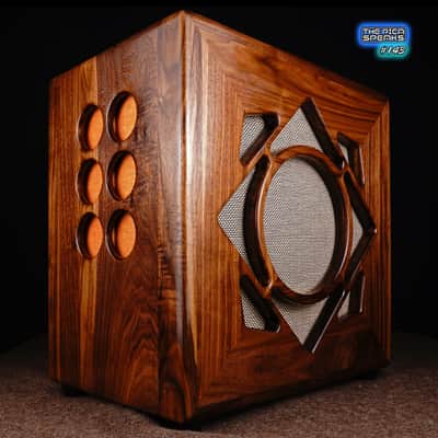 1x12 Cab | Walnut "Sunflower" | Loaded: Jensen P12R Alnico 8ohm 25watts | #143 image 1