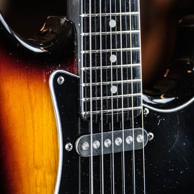 USED Partscaster S-style Electric Guitar sunburst image 4