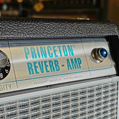 2017 Fender '68 Custom Princeton Reverb - Silverface - Tube Combo Amp image 2