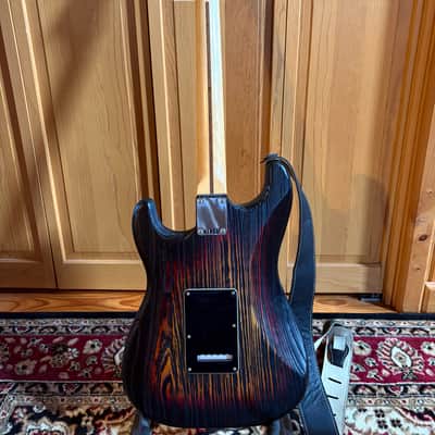 Fender Limited Edition American Sandblasted Stratocaster 2016 - Sandblasted 3-Tone Sunburst image 4