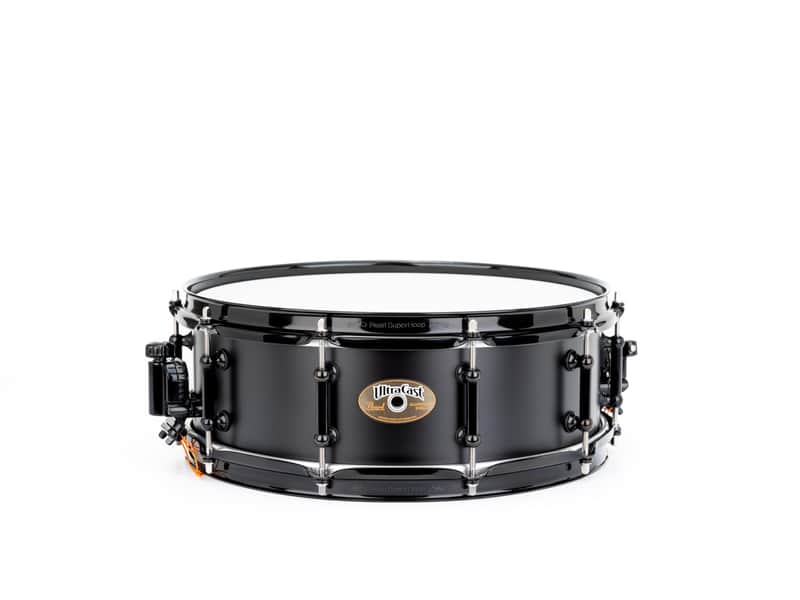 Pearl UltraCast 14"x5" 5/3/5mm Cast Aluminum Snare Drum (UCA1450/B) image 1