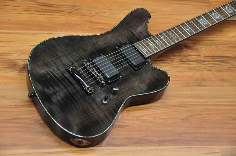 Charvel Desolation Skatecaster SK-1 ST Trans Black | Reverb