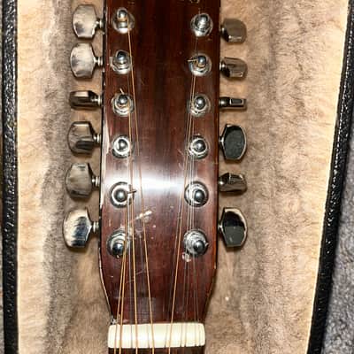 Carlos Model 285-Style 12-String Acoustic Guitar w Hard Case image 3