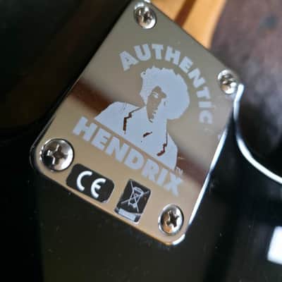 Fender Hendrix MIM strat reverse headstock w/dlx bag 2015 - blk image 4