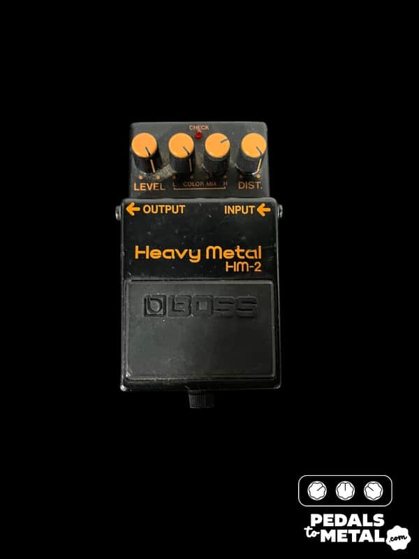 ギター boss hm-2 Vintage 1984 Boss HM-2 Heavy Metal Distortion Effects Pedal Made