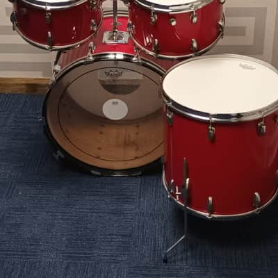 Slingerland 1970s Shell Pack in Gloss Red – 13,14,16 & 22″ image 7
