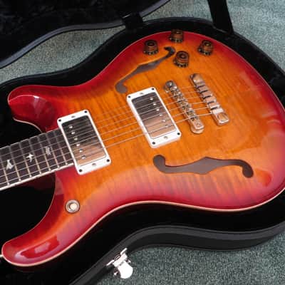 PRS McCarty 594 Hollowbody 2 Dark Cherry Burst 2021 - Dark Cherry Burst image 3