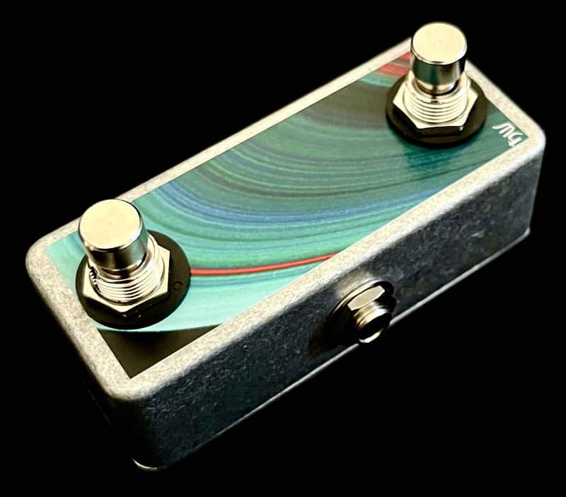Saturnworks Soft Touch Normally Open Momentary Double Switch + TRS Jack for use with HX Stomp, EHX, & More - Handcrafted in California image 1