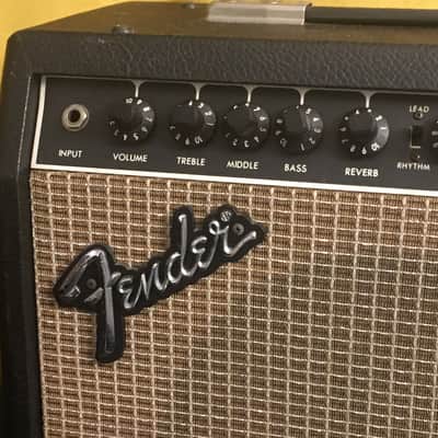 Vintage Rare Fender Sidekick Tube 20R 1980s Black Tolex Original Classic Blackface Collector image 3