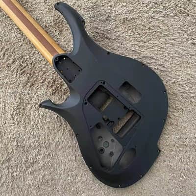 Black DIY Project Set Guitar, Aluminum Body, Maple Neck image 5