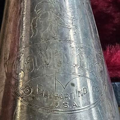 Cavalier American Silver-Plated Metal Clarinet, USA, Very Good Condition image 10