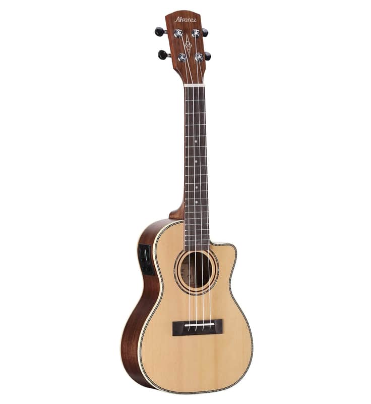 Alvarez AU70CCE Artist Concert Cutaway Acoustic-Electric Ukulele (Natural Satin) image 1
