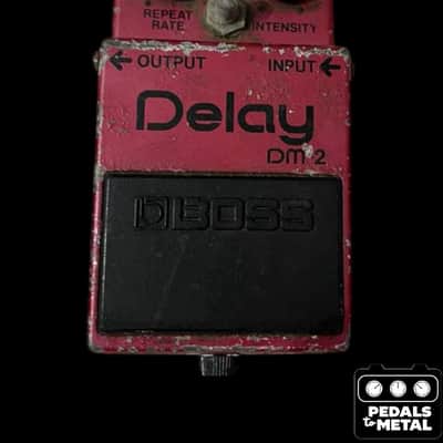Boss DM-2 Delay (Black Label) 1981 - 1984 - Pink - X18595 image 1