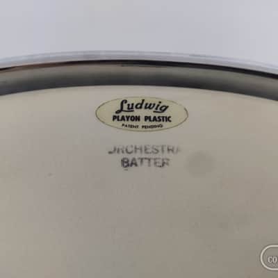 Ludwig 1960's Trans-Badge "Jazz Festival"14"×5" " Pink Oyster Pearl" 1960's Bild 8