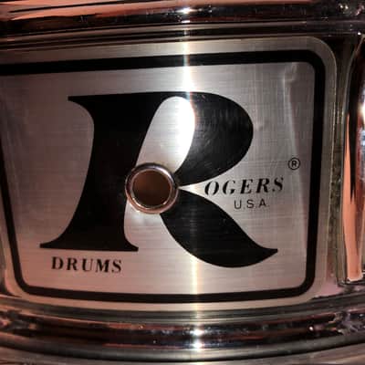 Rogers "Big R" Dyna-Sonic 5x14" Brass Snare Drum 1975 - 1984 - Chrome image 2