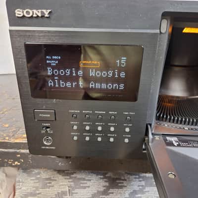 SONY CDP-CX90ES CD PLAYER/200 CD DISC CHANGER WITH REMOTE/WORKING image 9