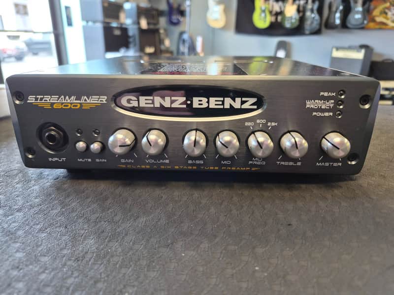 Genz Benz Streamliner 600 STM-600 Hybrid Tube Bass Amp Head image 1