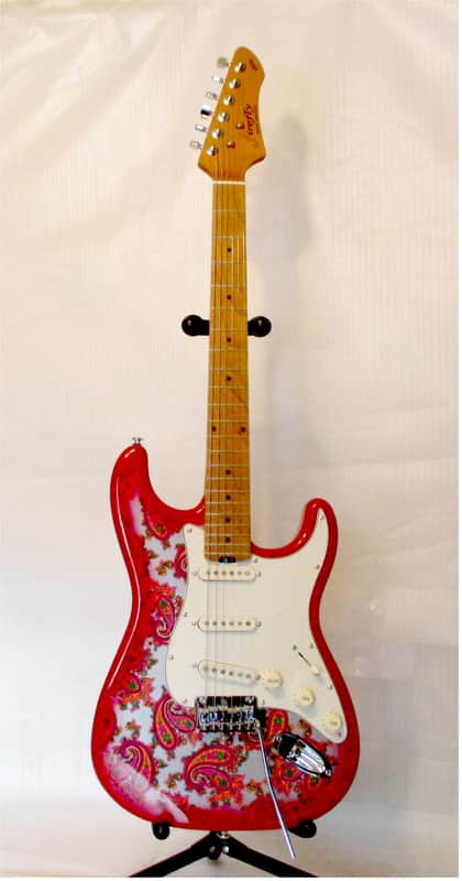 Firefly FFST-SRD-560 Pure Series Electric Guitar - Red Paisley Color image 1