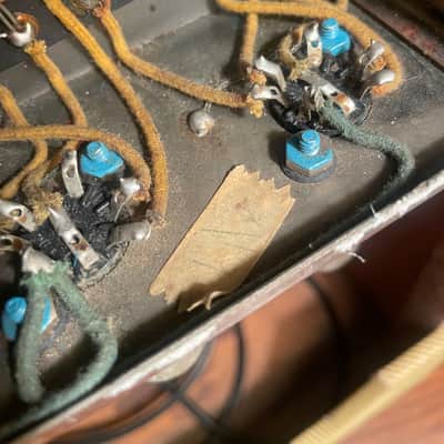 1955 Fender Tremolux 5E9 Narrow Panel Tweed image 5