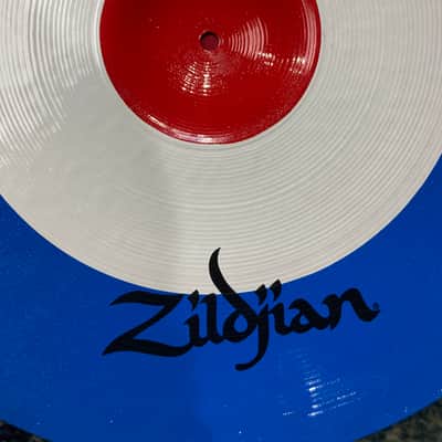 Zak Starkey's The WHO Zildjian Custom "RAF Target" Logo 22" Cymbal from Super Bowl 2010 Halftime Show. Signed by The WHO!! image 16