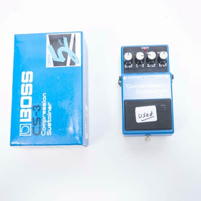 Boss CS-3 Compression Sustainer (Silver Label) 1997 - Present Blue image 1