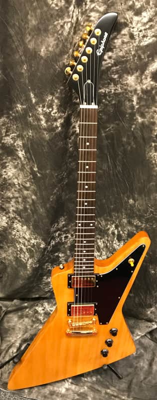 ギター Epiphone 1958 Korina Explorer 2016 Epiphone Limited Edition Korina Explorer Natural 2016 – Chicago